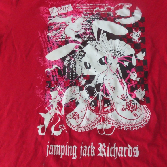 Maris Rock Jumping Jack Richards T-Shirt maggie cat L drain gang sad boys - Picture 2 of 6